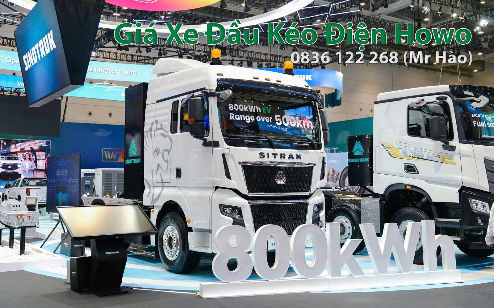 Giá Xe Đầu Kéo Điện Howo