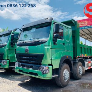 XE BEN HOWO 4 CHÂN THÙNG VUÔNG 380 HP CABIN V7G