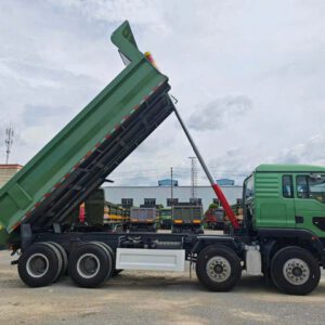 XE BEN HOWO 4 CHÂN THÙNG U ĐÚC 15 KHỐI