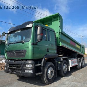 XE BEN HOWO 4 CHÂN THÙNG U ĐÚC 15 KHỐI