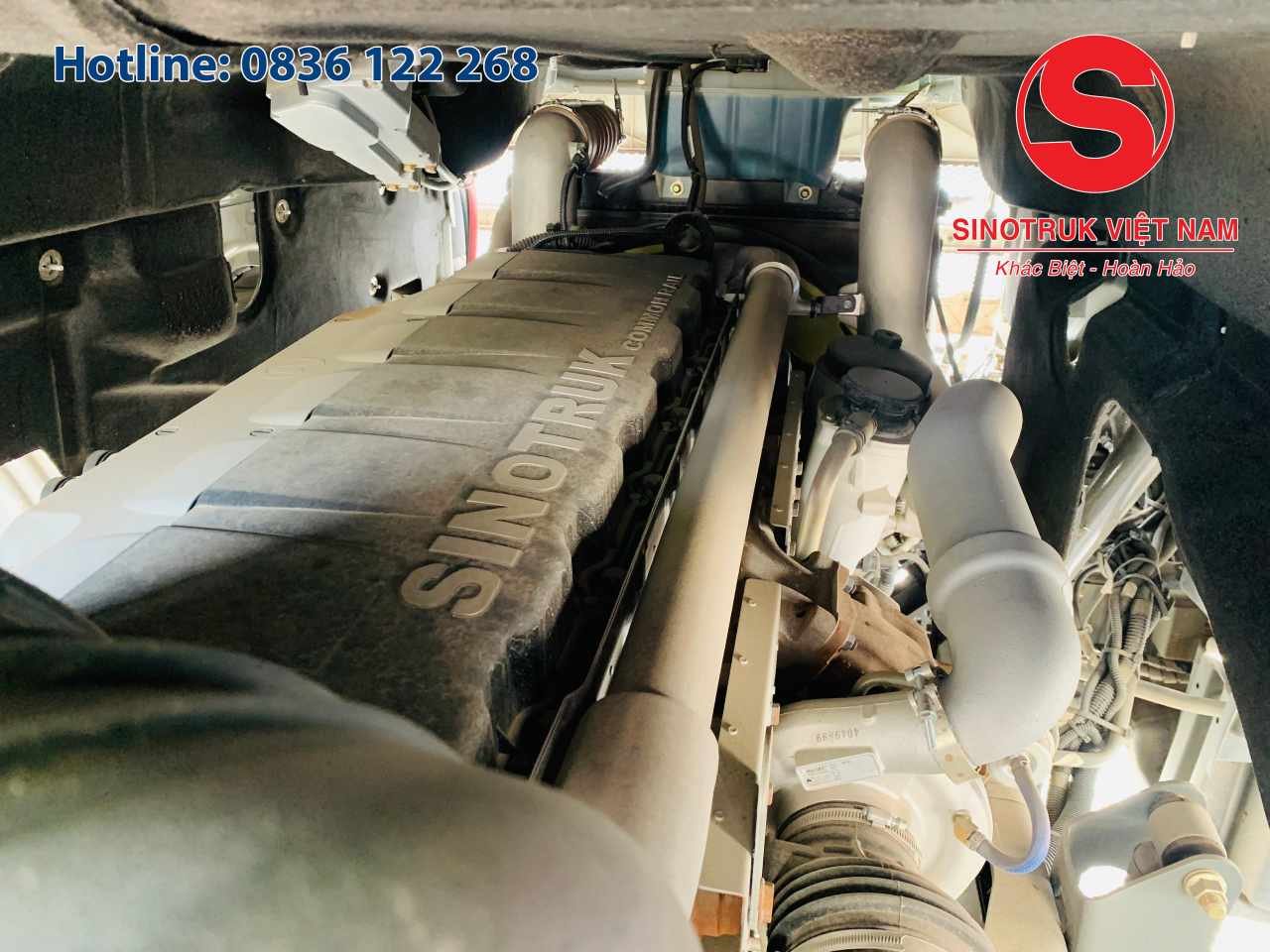 Động Cơ Xe Đầu Kéo Howo Sitrak 440 Hp Cầu Dầu