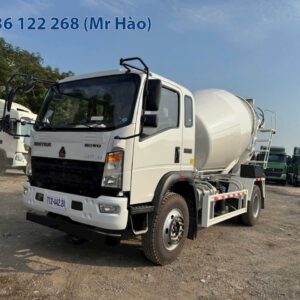 XE TRỘN BÊ TÔNG HOWO 6 KHỐI