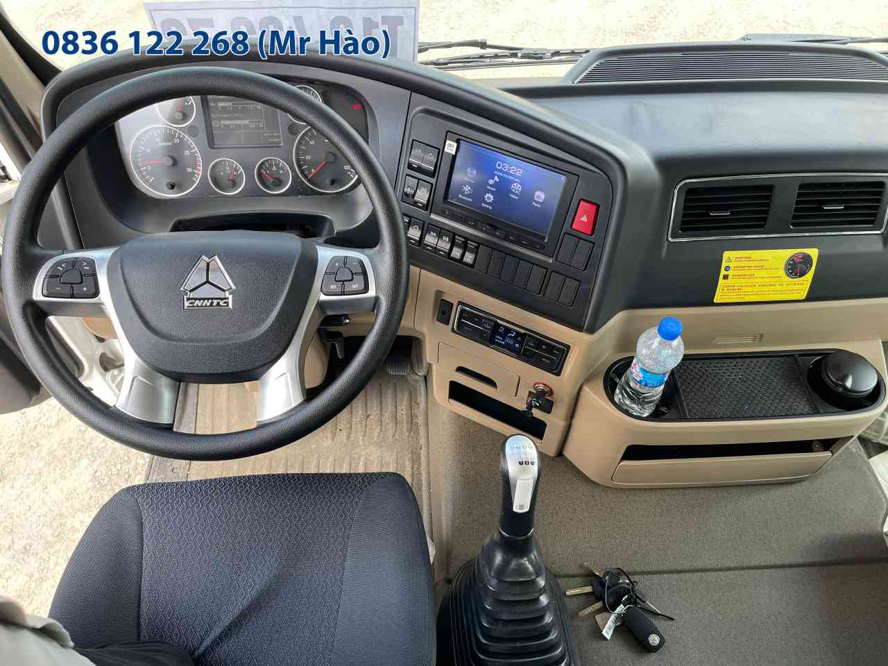Tablo Xe Trộn Bê Tông Howo TX 12 Khối Bồn CIMC
